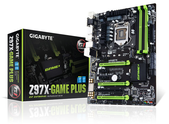 Gigabyte Z97X-Game Plus: herní deska střední třídy v zelenočerném kabátku