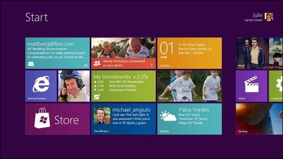 Windows 8: Základní rozhraní bude zvolené podle typu zařízení