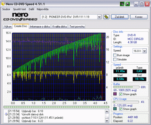 Asus DRW-1608P3S na Pioneer DVR-111L - LabelFlash zadarmo!