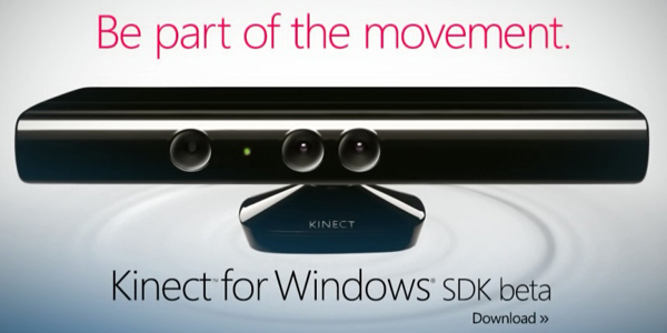 Kinect konečně na PC! Microsoft vydal oficiální SDK pro vývojáře