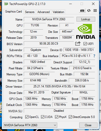 2× GeForce RTX 2060 od Gigabyte pod deset tisíc v testu