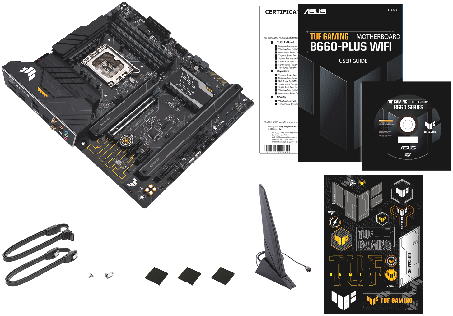 ASUS TUF Gaming B660-PLUS WIFI D4: Levná ATX deska (DDR4) pro nové Intely