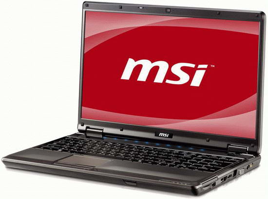 MSI GE600 - notebook s DX11 Radeonem a Core i5