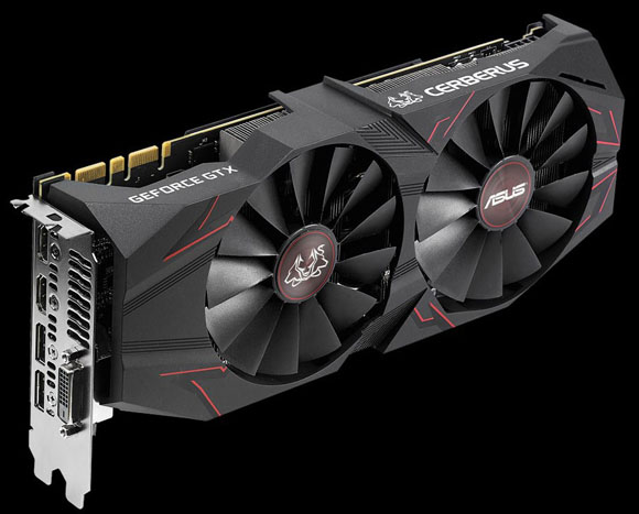 Asus představil špičkovou grafickou kartu GeForce GTX 1070 Ti Cerberus