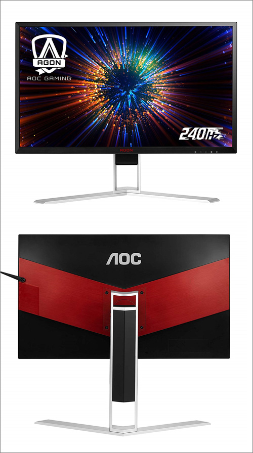 AOC AG271FZ2 a AG251FZ2: 240Hz panel, odezva 0,5 ms a AMD FreeSync