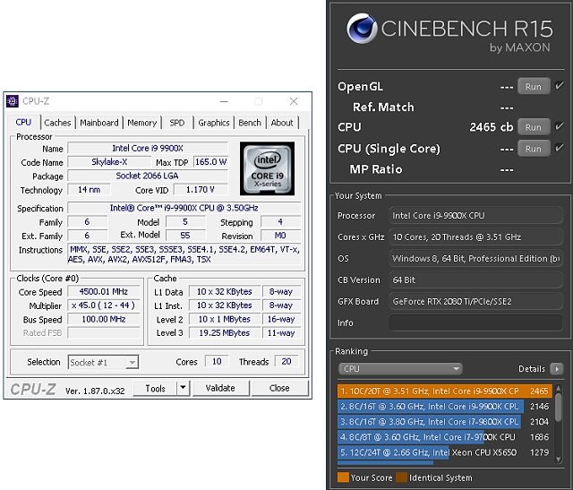 Intel Core i9-9900X: Deset jader Skylake-X v testu