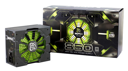 XFX uvádí 850W zdroje