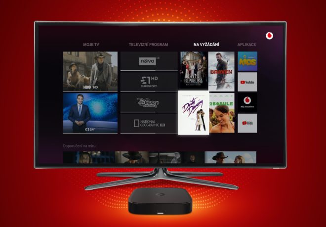 Vodafone spouští novou digitální televizi. Zpočátku nabízí tři trify