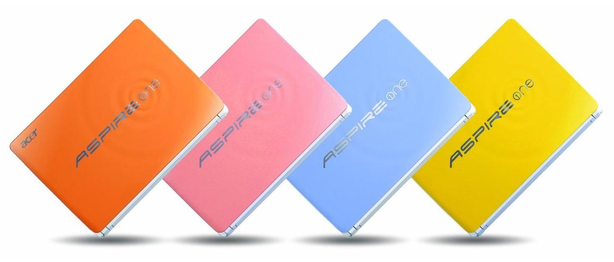 Acer nabízí v předprodeji Aspire One Happy2 aneb netbooky v barvách duhy a pořád ten Atom