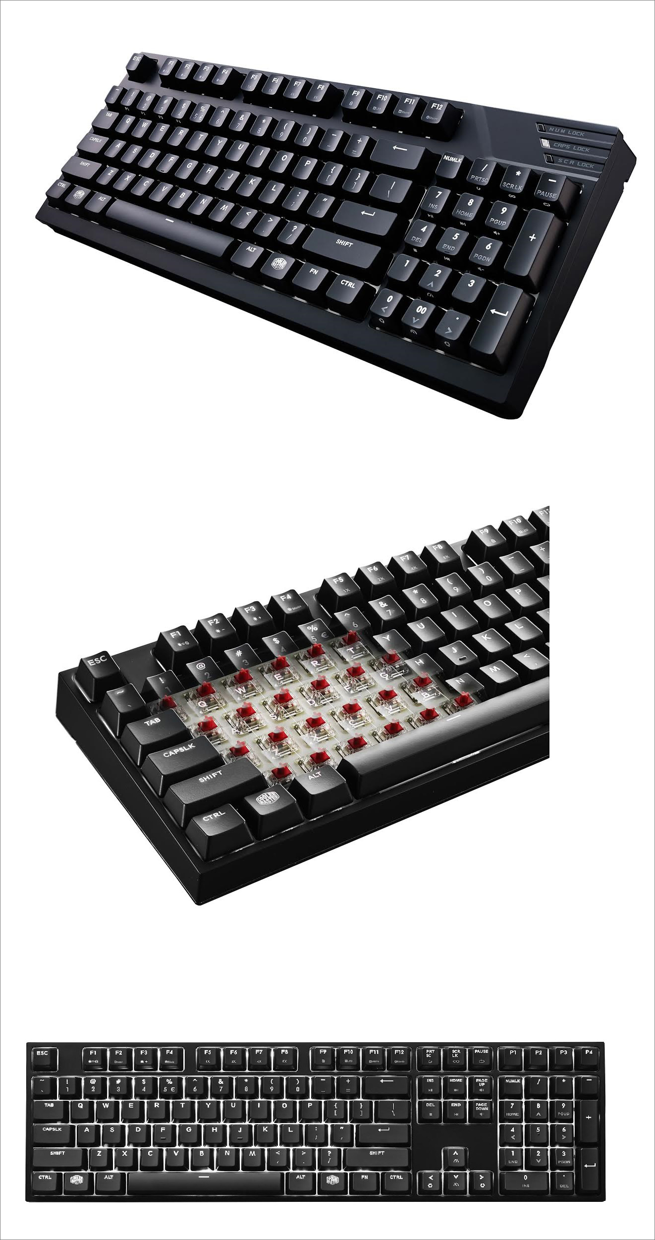 Cooler Master v ČR uvádí klávesnice MasterKeys Pro ve velikostech „L“ a „M“