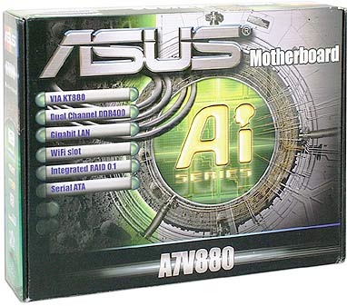Asus A7V880 - KT880 vyzývá nForce 2 Ultra 400