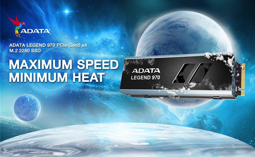 ADATA Legend 970 2 TB: PCIe 5.0 NVMe SSD disk v testu