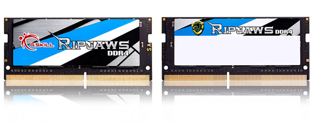 G.Skill přichází s DDR4 pamětmi řady Ripjaws do slotu SO-DIMM s taktem až 2800 MHz