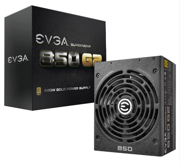 EVGA uvede na trh nové napájecí zdroje Supernova 850 G2 a 750 G2