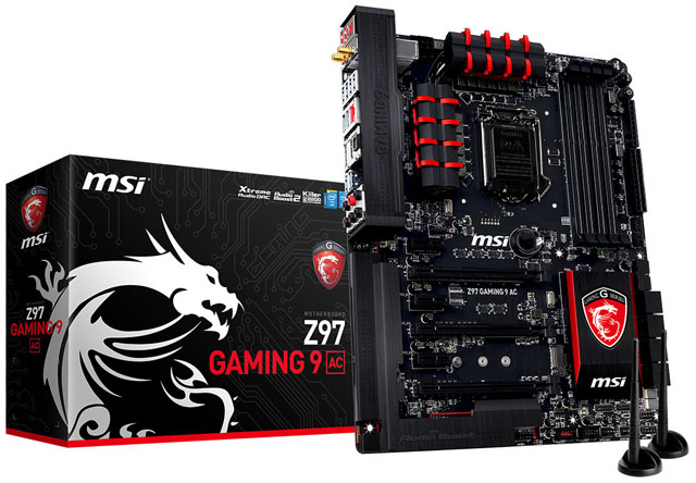 MSI Z97 Gaming 9 AC – nová vlajková loď série herních základních desek Z97 Gaming 