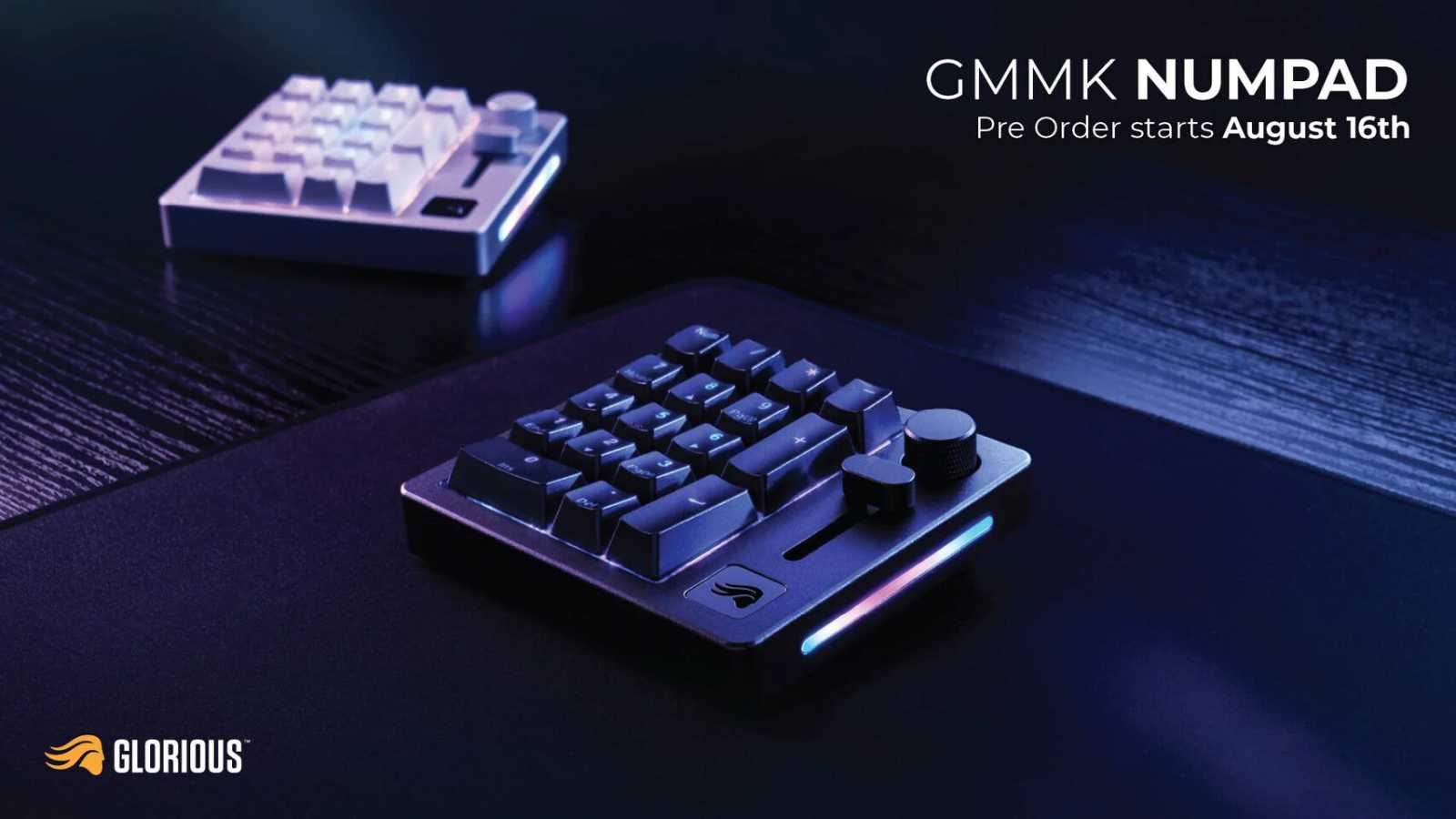 Numpad pro hráče, Glorious nabízí GMMK numpad s lineárními spínači