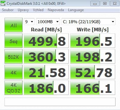 Crucial M4 128 GB prohání i 240GB SSD s řadičem SandForce