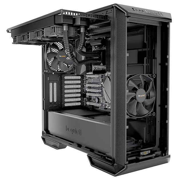 be quiet! Dark Base 700 – luxus v černém s RGB šperkem