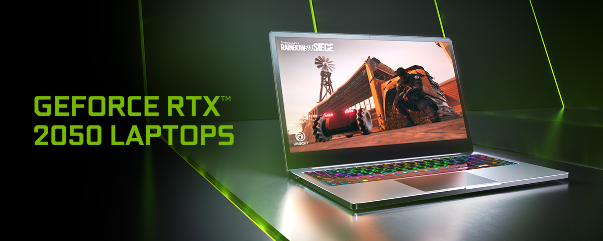 Nvidia představila mobilní RTX 2050, GeForce MX570 a MX550