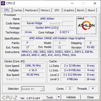 AMD Athlon 220GE a 240GE v testu: skvělý poměr cena/výkon 