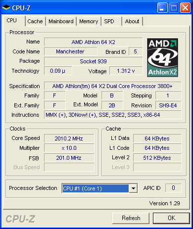 Dvoujádrový procesor pro masy: AMD Athlon 64 X2 3800+