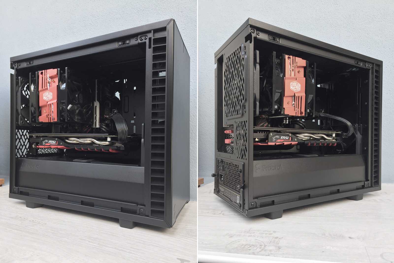 Test skříní Fractal Design Meshify 2 Mini a Define 7 Nano