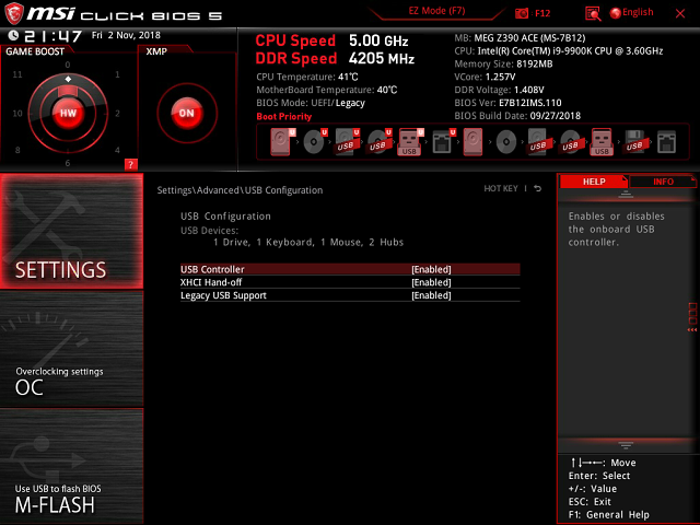 Intel Core i9–9900K a MSI MEG Z390 ACE v testu