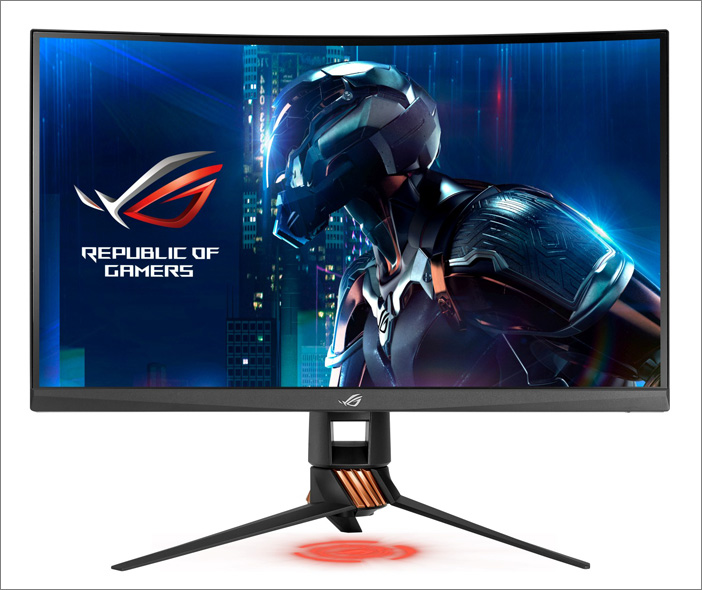 Asus ROG Swift PG27VQ: herní zakřivený monitor s odezvou 1 ms