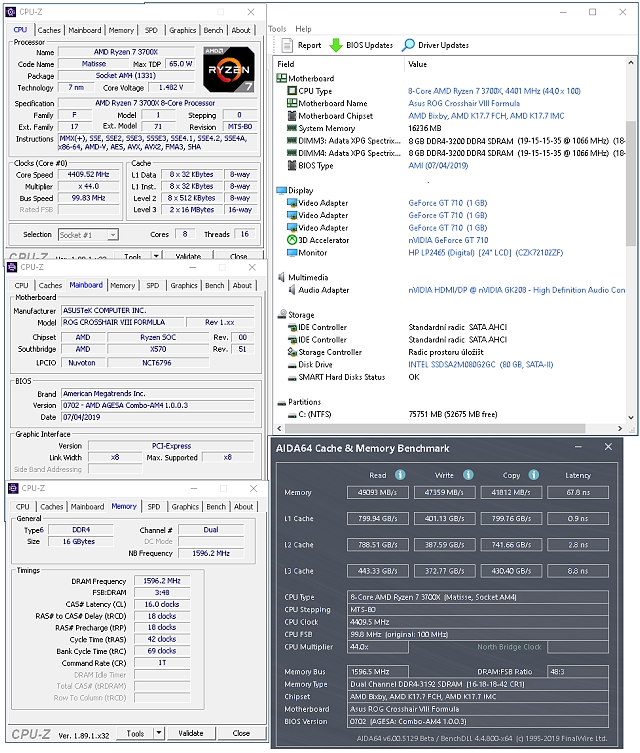 Test AMD Ryzen 7 3700X: nejvýhodnější osmijádro pro PC