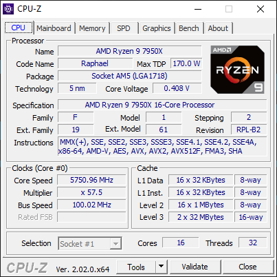 AMD Ryzen 9 7950X: Šestnáct jader Zen 4 v testu