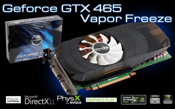 GTX 465 Vapor Freeze: Fermi s parní komorou