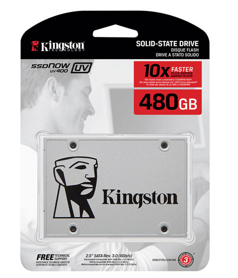Kingston přichází s řadou SSD UV400 s kapacitou až 960 GB