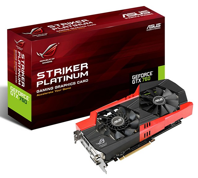 ASUS oficiálně představuje grafickou kartu Striker GTX 760 Platinum