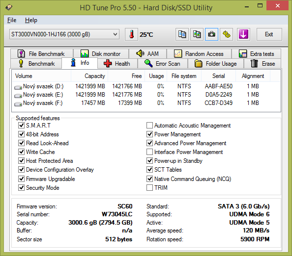 Velký test šesti pevných disků s kapacitou 3 TB