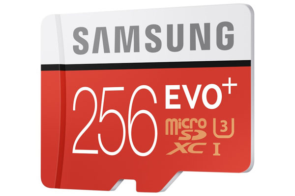 Samsung představil U3 microSD kartu Evo Plus s kapacitou 256 GB