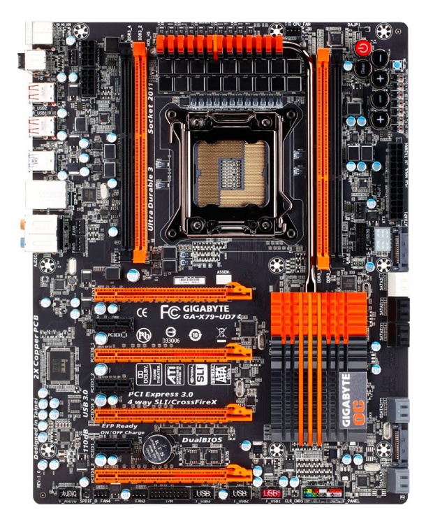 Kompletní řada X79 desek od Gigabyte