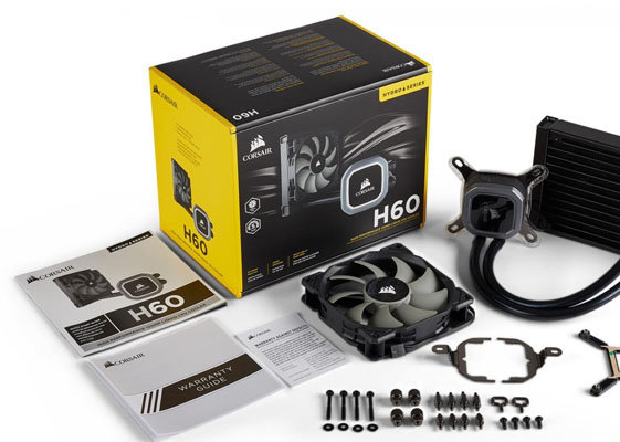 Corsair vydává letošní edici kapalinového AiO chladiče CPU Hydro H60