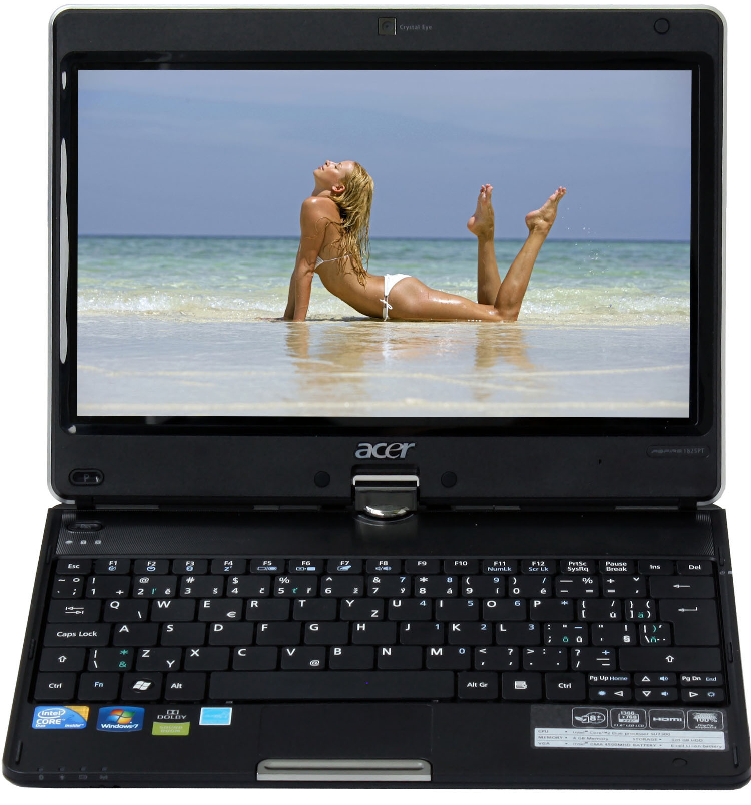 Acer Aspire 1825PT — dostupný tablet s odpovídající výbavou