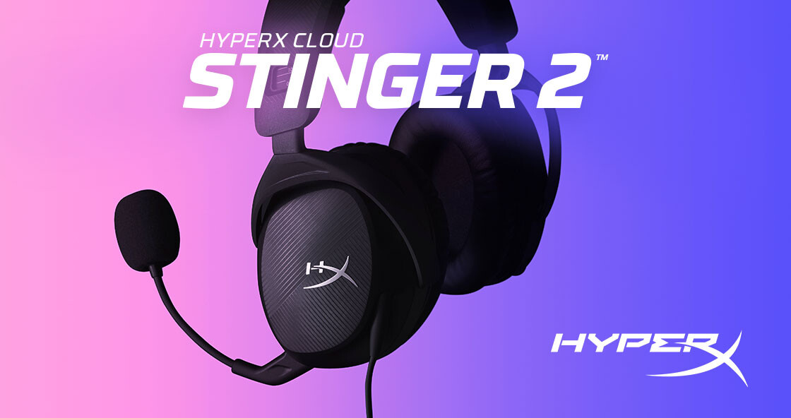 Sluchátka Cloud Stinger 2 jsou nástupcem dostupného modelu od HyperX