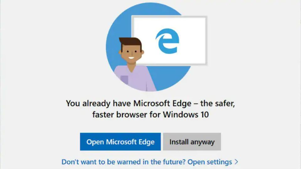 Microsoft (možná) upustil od varování, abyste si neinstalovali Chrome a Firefox