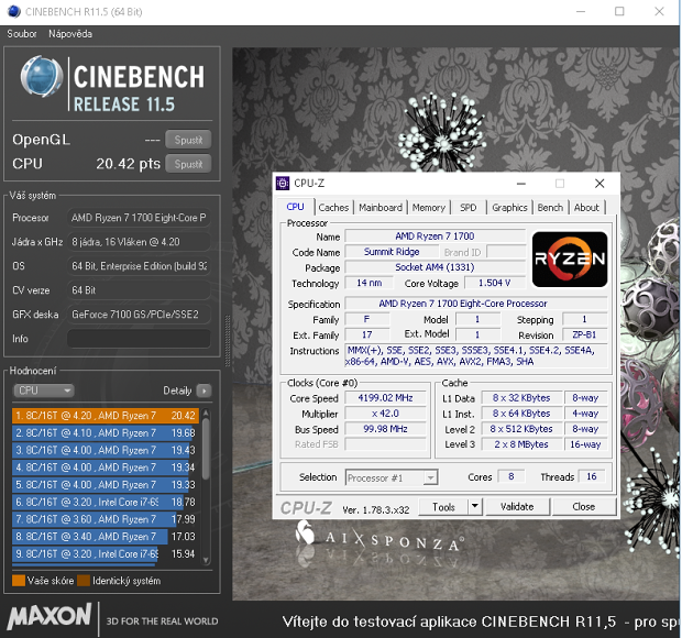 3× AMD Ryzen 7: procesory 1800X, 1700X a 1700 v testu 