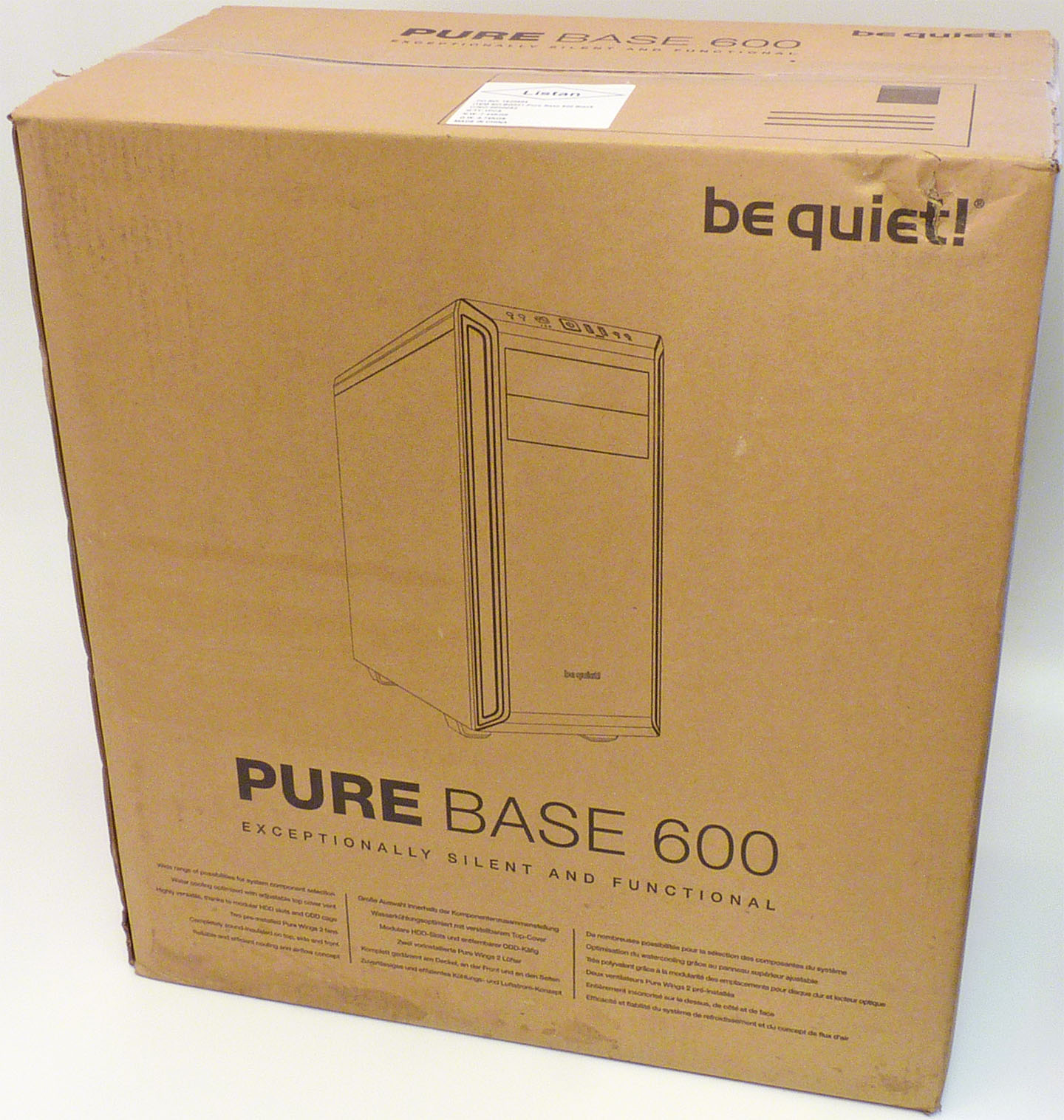 Pure Base 600 Black: nejmenší skříň od be quiet! 