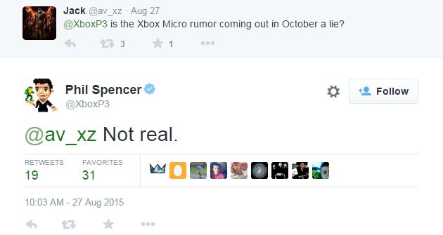 Microsoft prohlásil, že malý Xbox One nechystá