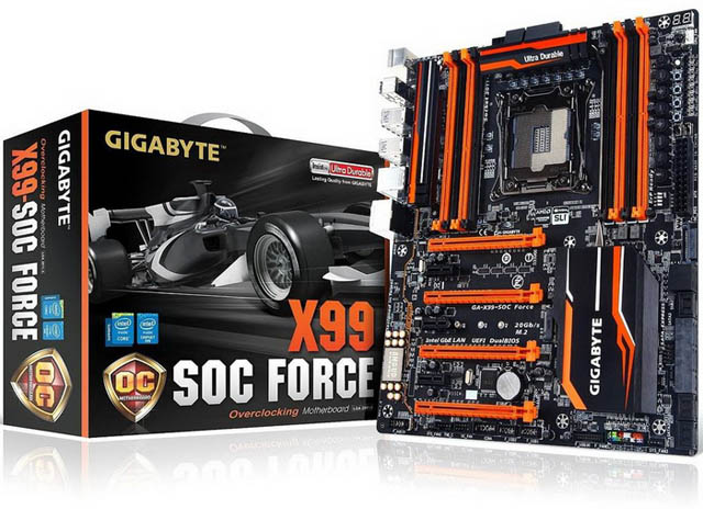 Tuhle výbavu nabídne chystaná deska pro overclockery Gigabyte X99-SOC Force