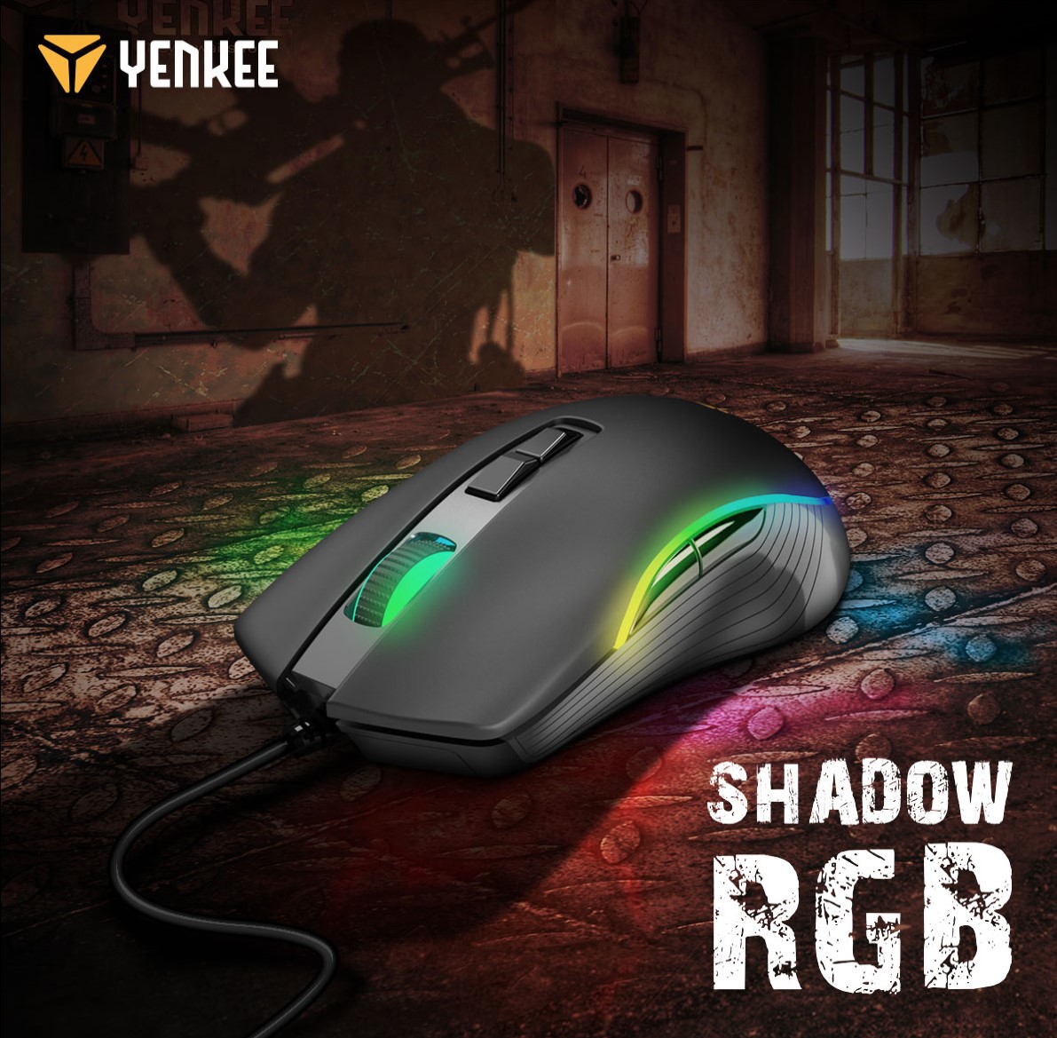 Yenkee Shadow RGB: zajímavá a levná herní myš