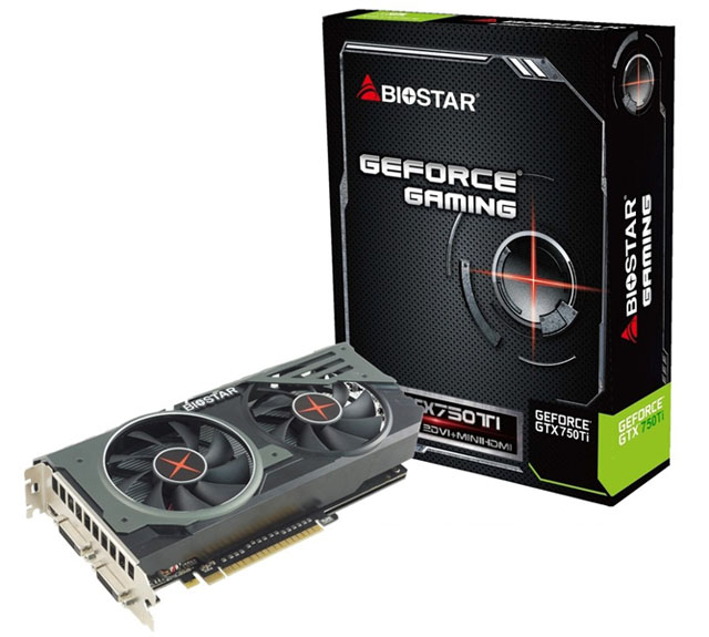 BIOSTAR se vrací na trh s grafickými kartami, comeback si odbyte s modelem GeForce GTX 750 Ti Gaming OC