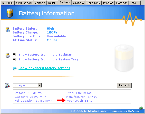 Zlatý fond utilit - Notebook Hardware Control