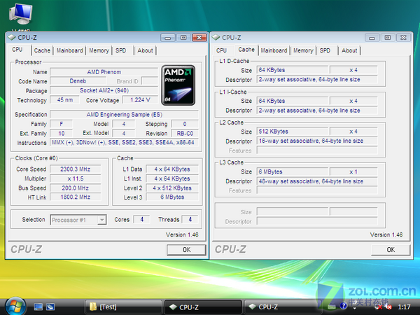 AMD Phenom - spotřeba 65nm vs. 45nm