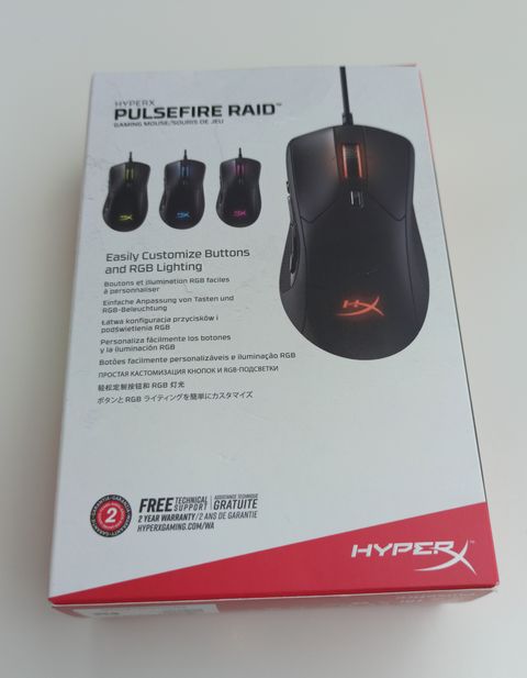 HyperX Pulsefire Raid – skvělá ergonomie a spousta tlačítek 