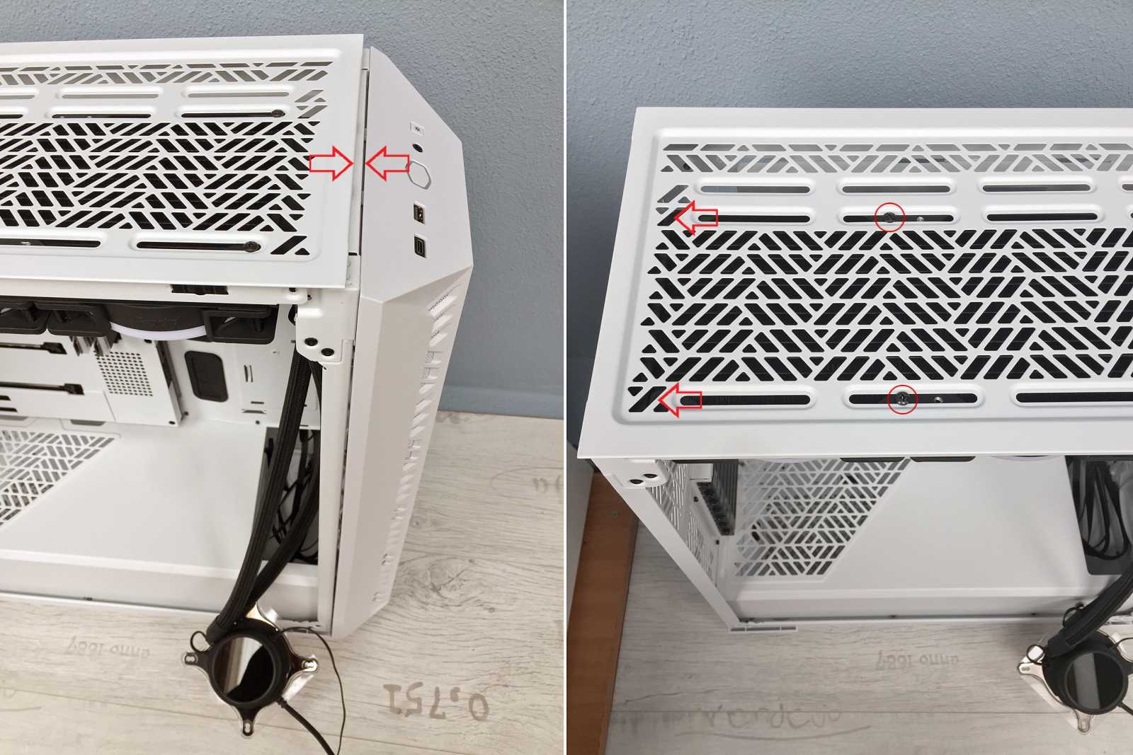 Test skříně Cooler Master MasterBox 520 MESH s přídavným vertikálním držákem grafiky